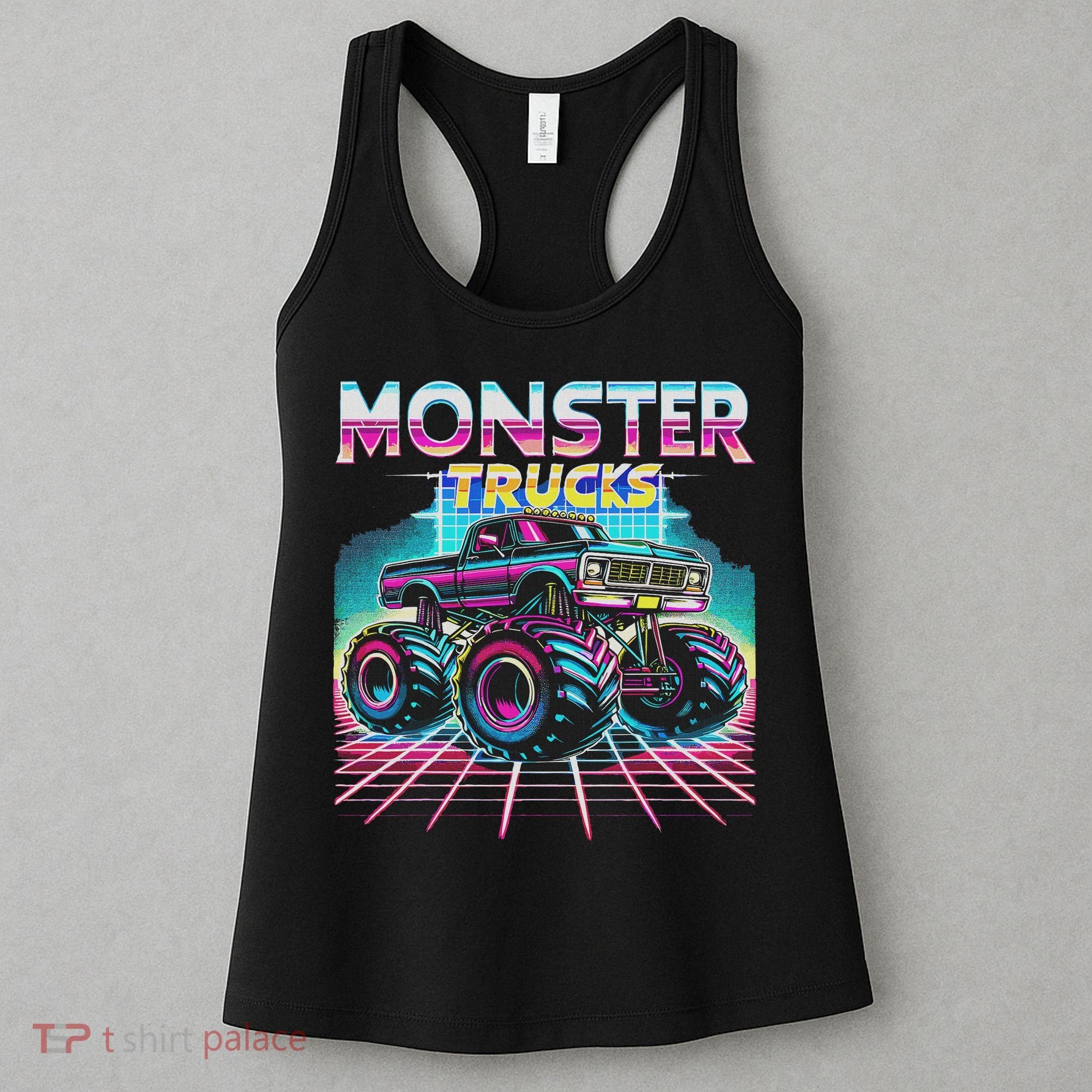 Monster Truck Retro Monster Trucks Women's Tank Top