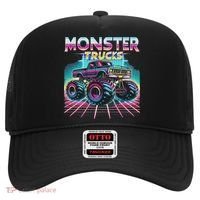 Monster Truck Retro Monster Trucks Hat thumb 0