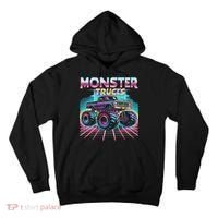 Monster Truck Retro Monster Trucks Tall Hoodie thumb 0
