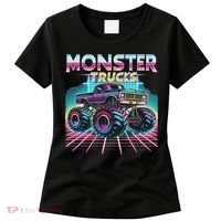 Monster Truck Retro Monster Trucks Women's T-Shirt thumb 0