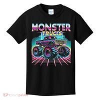 Monster Truck Retro Monster Trucks Kids T-Shirt thumb 0