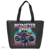 Monster Truck Retro Monster Trucks Tote Bag thumb 0