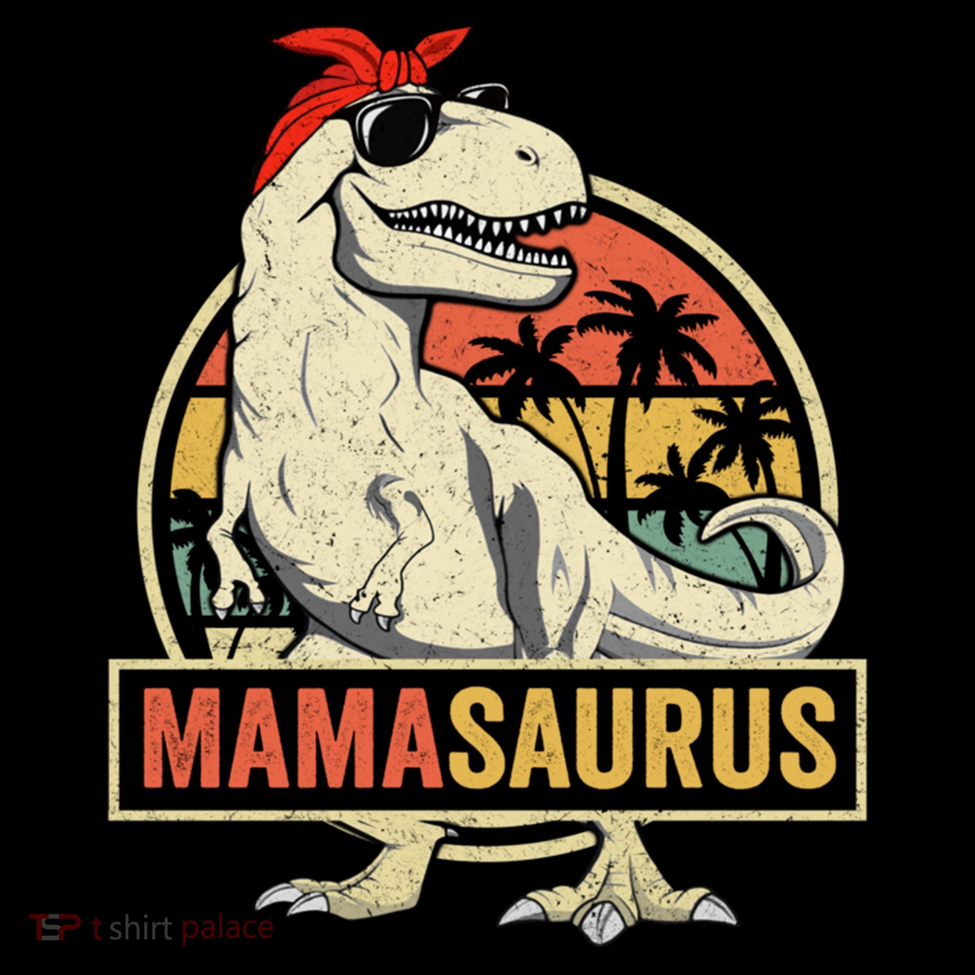 Mamasaurus T Rex Dinosaur Mama Saurus Family Matching Gift Coffee Mug