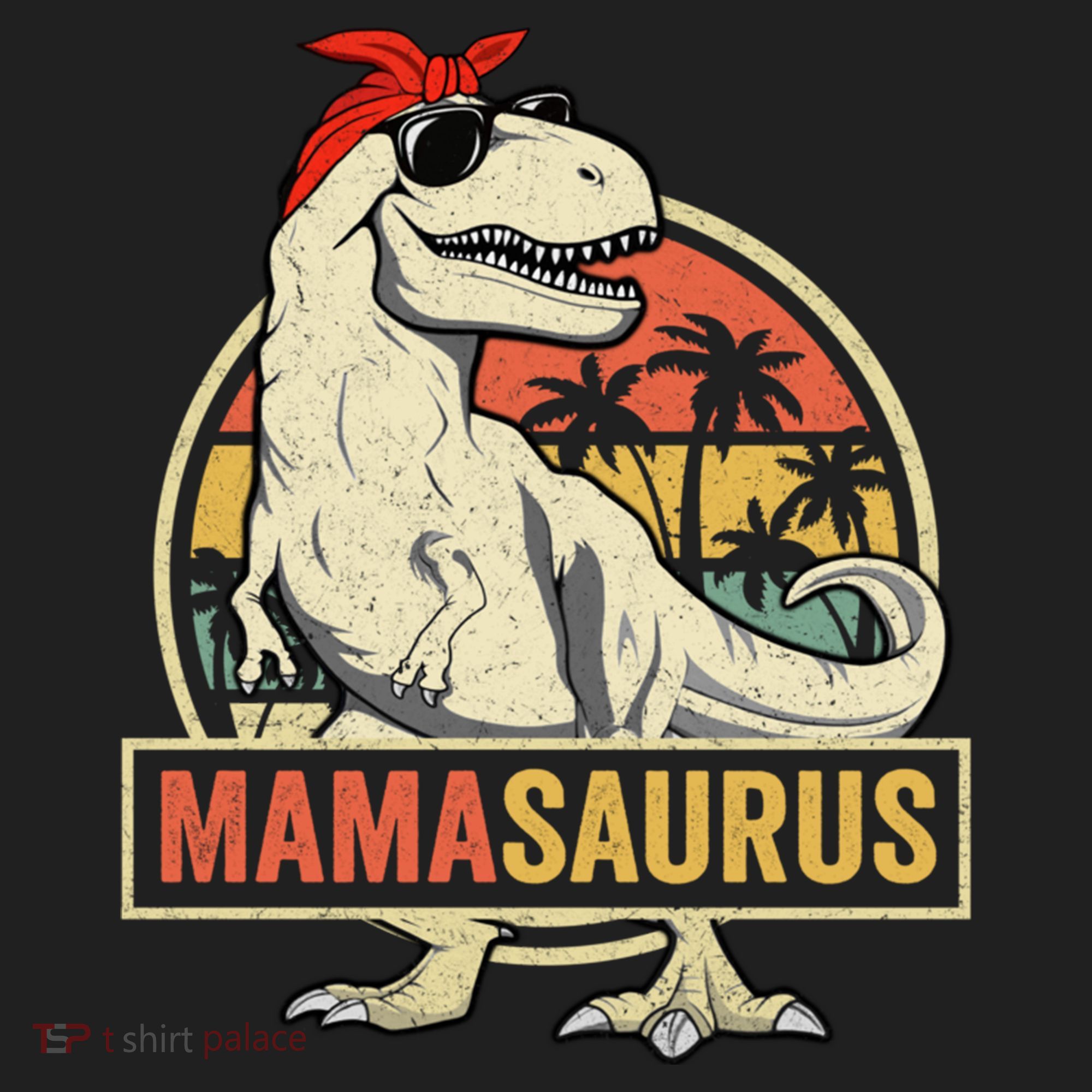 Mamasaurus T Rex Dinosaur Mama Saurus Family Matching Gift Beanie