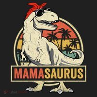 Mamasaurus T Rex Dinosaur Mama Saurus Family Matching Gift Hat thumb 2