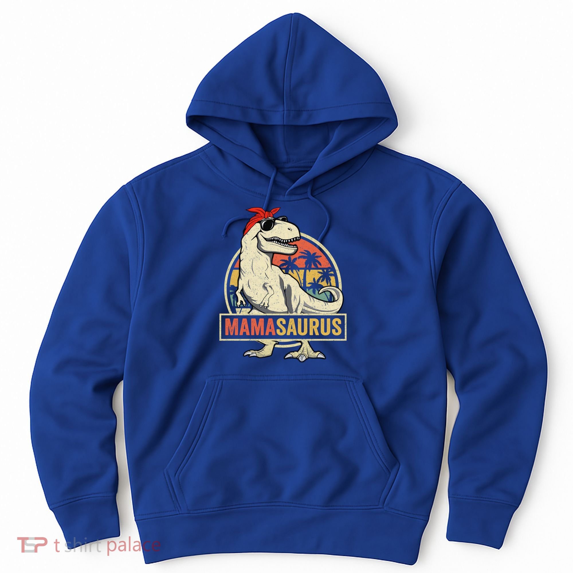 Mamasaurus T Rex Dinosaur Mama Saurus Family Matching Gift Hoodie