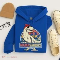 Mamasaurus T Rex Dinosaur Mama Saurus Family Matching Gift Hoodie thumb 4
