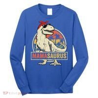 Mamasaurus T Rex Dinosaur Mama Saurus Family Matching Gift Long Sleeve Shirt thumb 0