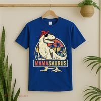 Mamasaurus T Rex Dinosaur Mama Saurus Family Matching Gift T-Shirt thumb 2