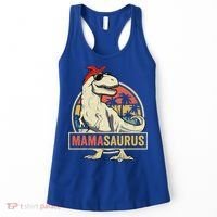 Mamasaurus T Rex Dinosaur Mama Saurus Family Matching Gift Women's Tank Top thumb 0