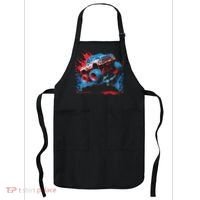 Monster Truck Red White And Blue Usa  Apron thumb 0