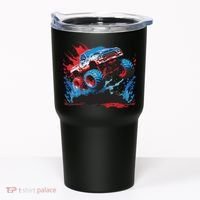 Monster Truck Red White And Blue Usa  Tumbler thumb 0