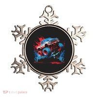 Monster Truck Red White And Blue Usa  Ornament thumb 0