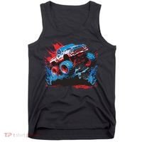 Monster Truck Red White And Blue Usa  Tank Top thumb 0
