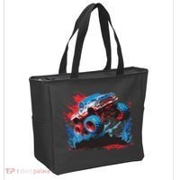 Monster Truck Red White And Blue Usa  Tote Bag thumb 2