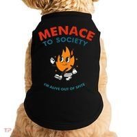 Menace To Society IM Alive Out Of Spite Apparel Doggie Tank thumb 0
