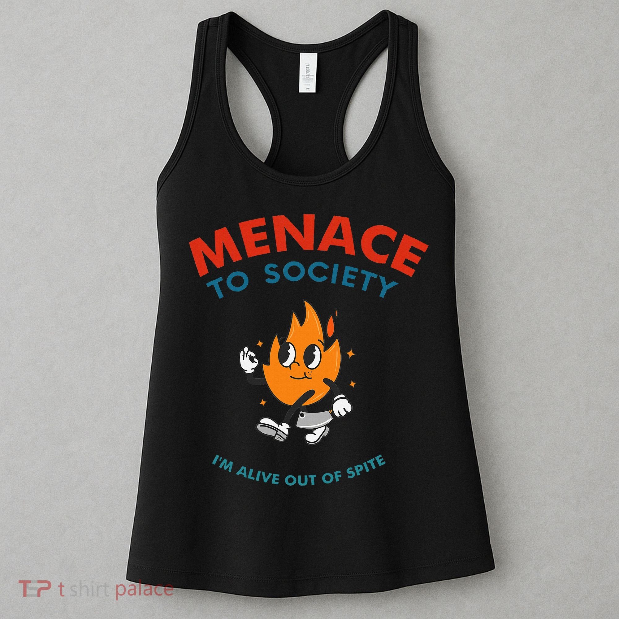 Menace To Society IM Alive Out Of Spite Apparel Women's Tank Top