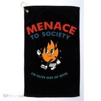 Menace To Society IM Alive Out Of Spite Apparel Golf Towel thumb 0