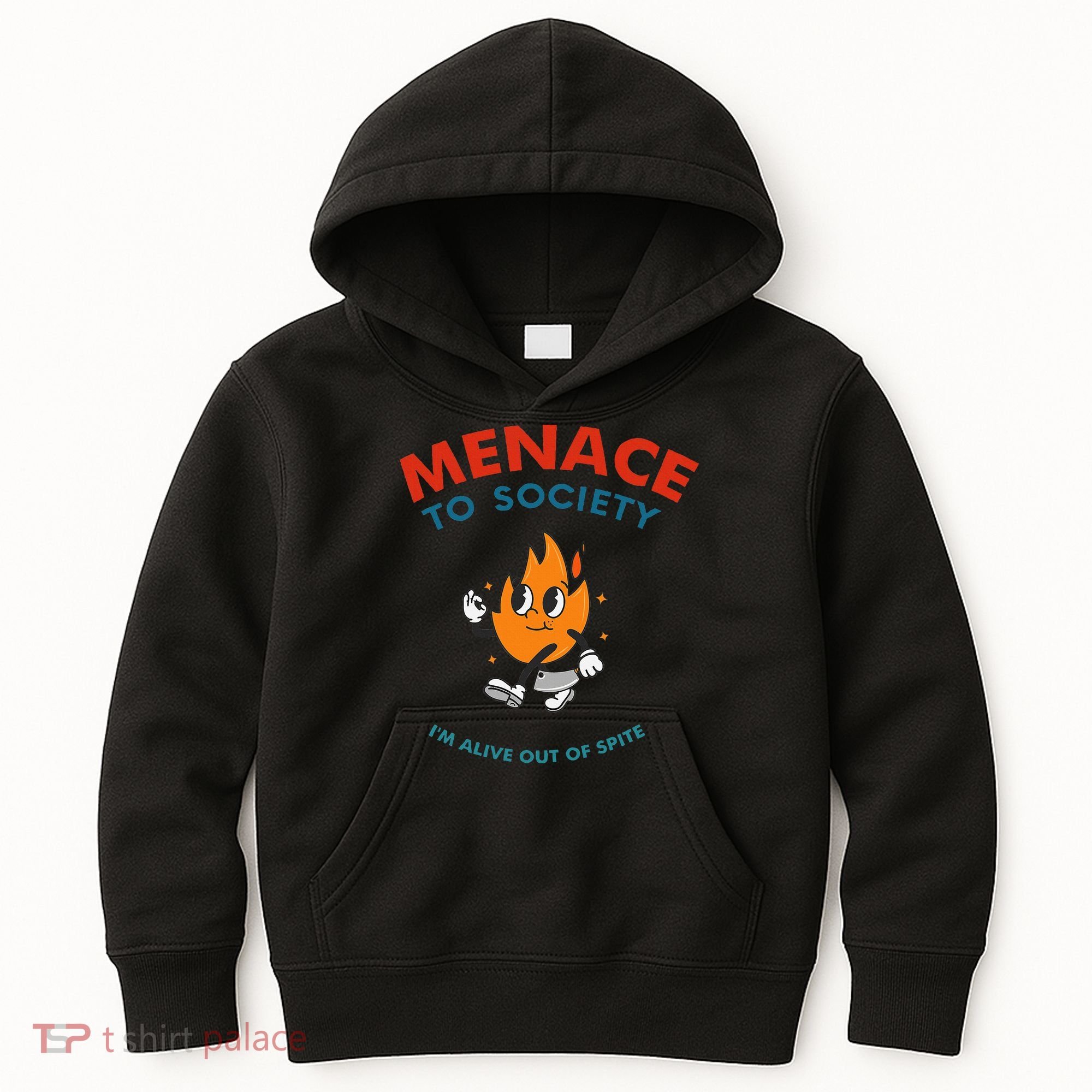 Menace To Society IM Alive Out Of Spite Apparel Kids Hoodie