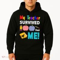 My Teacher Survived 100 Days Of Me Hoodie thumb 2