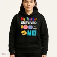 My Teacher Survived 100 Days Of Me Hoodie thumb 5