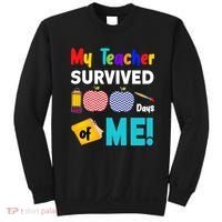 My Teacher Survived 100 Days Of Me Sweatshirt thumb 0