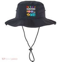 My Teacher Survived 100 Days Of Me Bucket Hat thumb 0