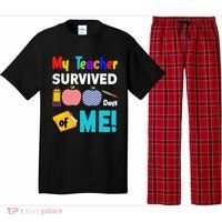 My Teacher Survived 100 Days Of Me Pajama Set thumb 0