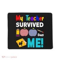 My Teacher Survived 100 Days Of Me Mousepad thumb 0