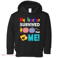 My Teacher Survived 100 Days Of Me Toddler Hoodie thumb 0