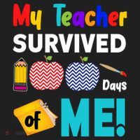 My Teacher Survived 100 Days Of Me Golf Towel thumb 3