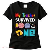 My Teacher Survived 100 Days Of Me Women's T-Shirt thumb 0