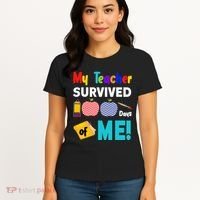 My Teacher Survived 100 Days Of Me Women's T-Shirt thumb 4