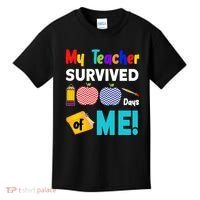 My Teacher Survived 100 Days Of Me Kids T-Shirt thumb 0