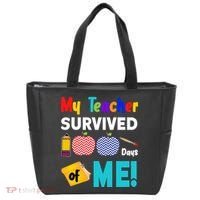 My Teacher Survived 100 Days Of Me Tote Bag thumb 0