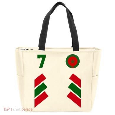 Morocco Team Sport Number 7 Tote Bag