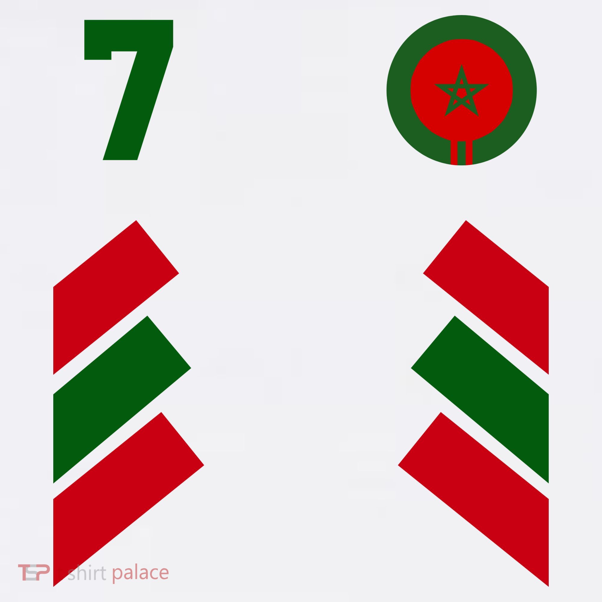 Morocco Team Sport Number 7 Hoodie