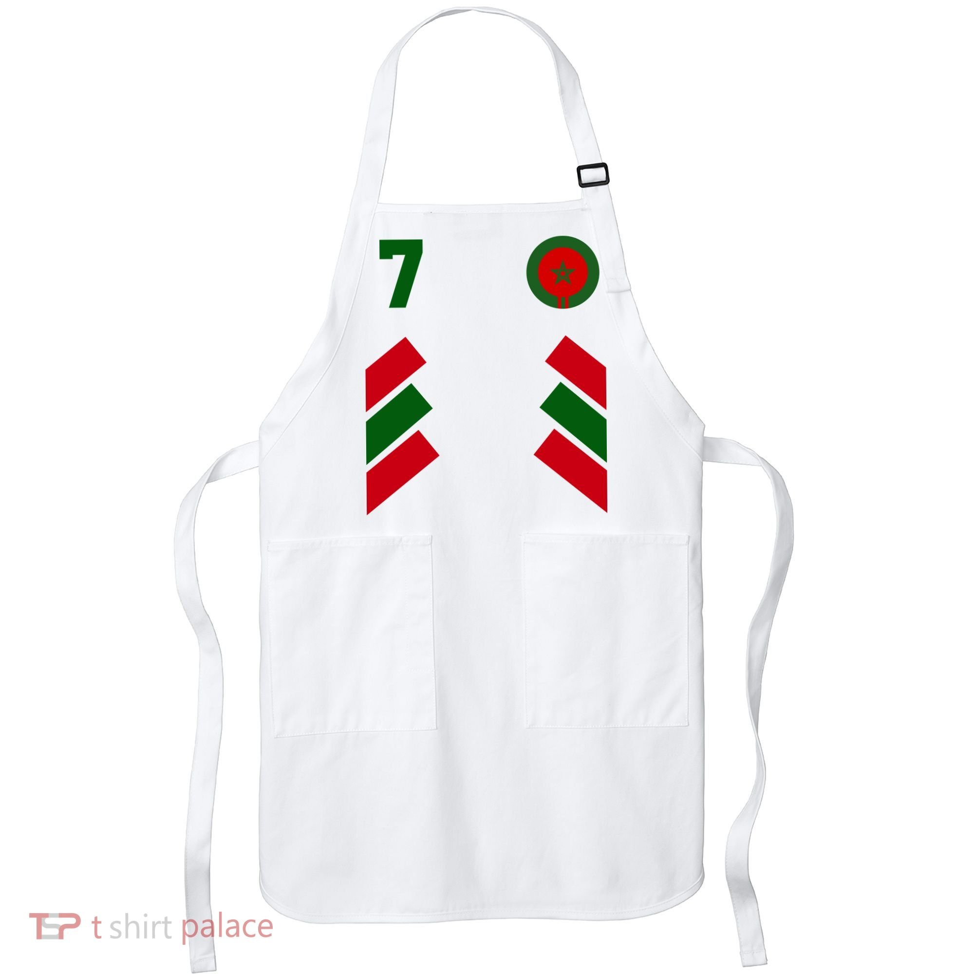 Morocco Team Sport Number 7 Apron