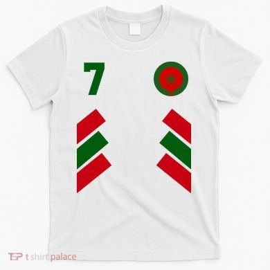 Morocco Team Sport Number 7 T-Shirt