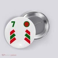 Morocco Team Sport Number 7 Button thumb 0
