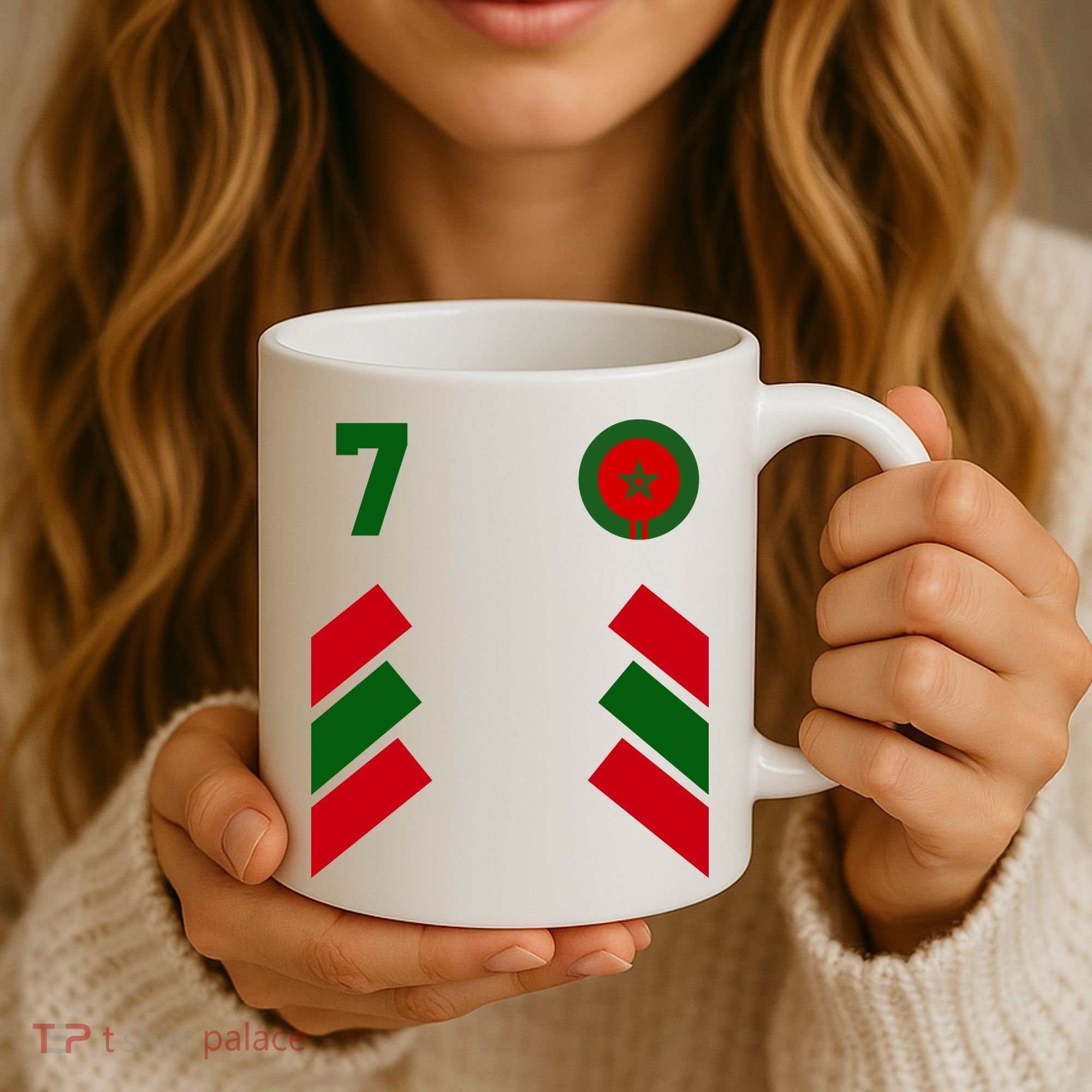 Morocco Team Sport Number 7 Coffee Mug