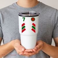Morocco Team Sport Number 7 Tumbler thumb 2