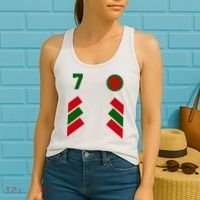 Morocco Team Sport Number 7 Women's Tank Top thumb 2