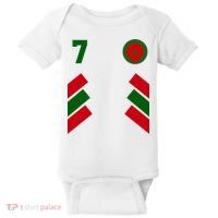 Morocco Team Sport Number 7 Baby Bodysuit thumb 0