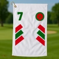 Morocco Team Sport Number 7 Golf Towel thumb 1