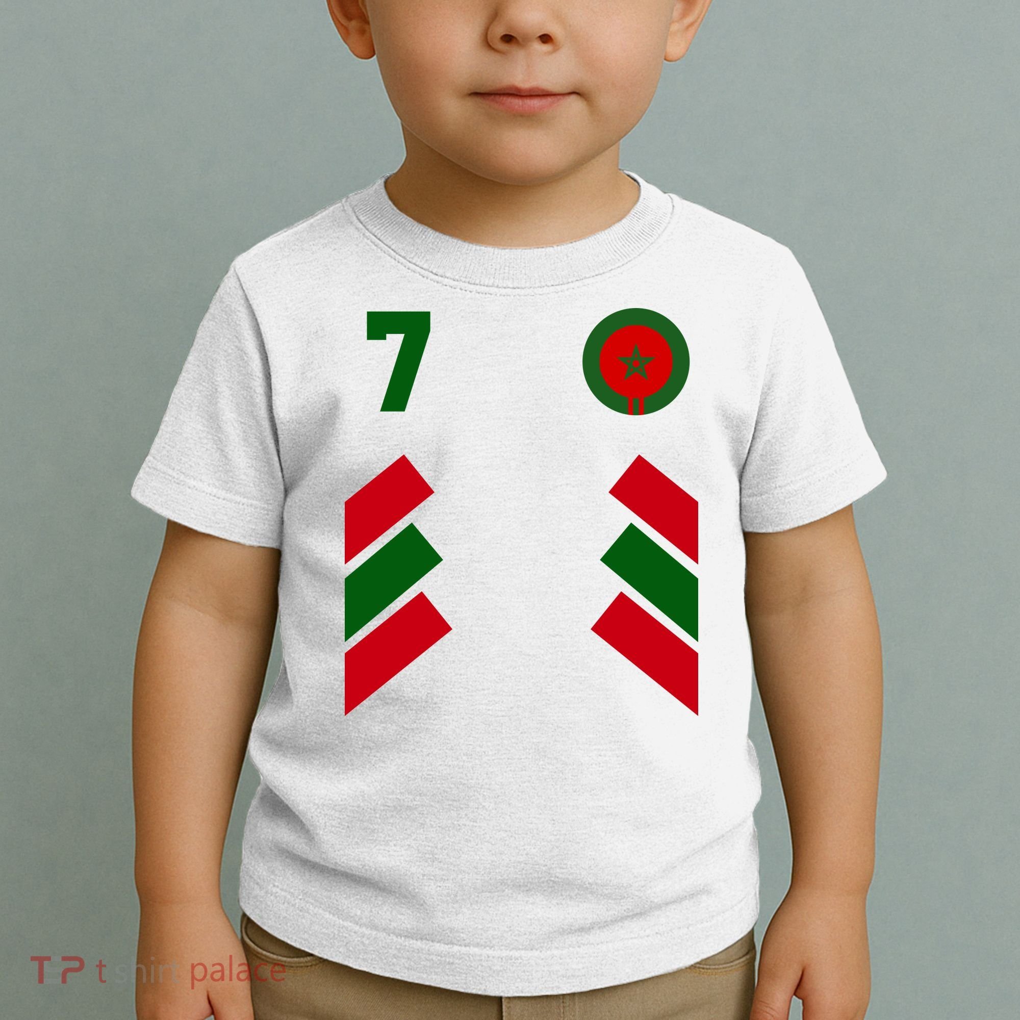Morocco Team Sport Number 7 Toddler T-Shirt