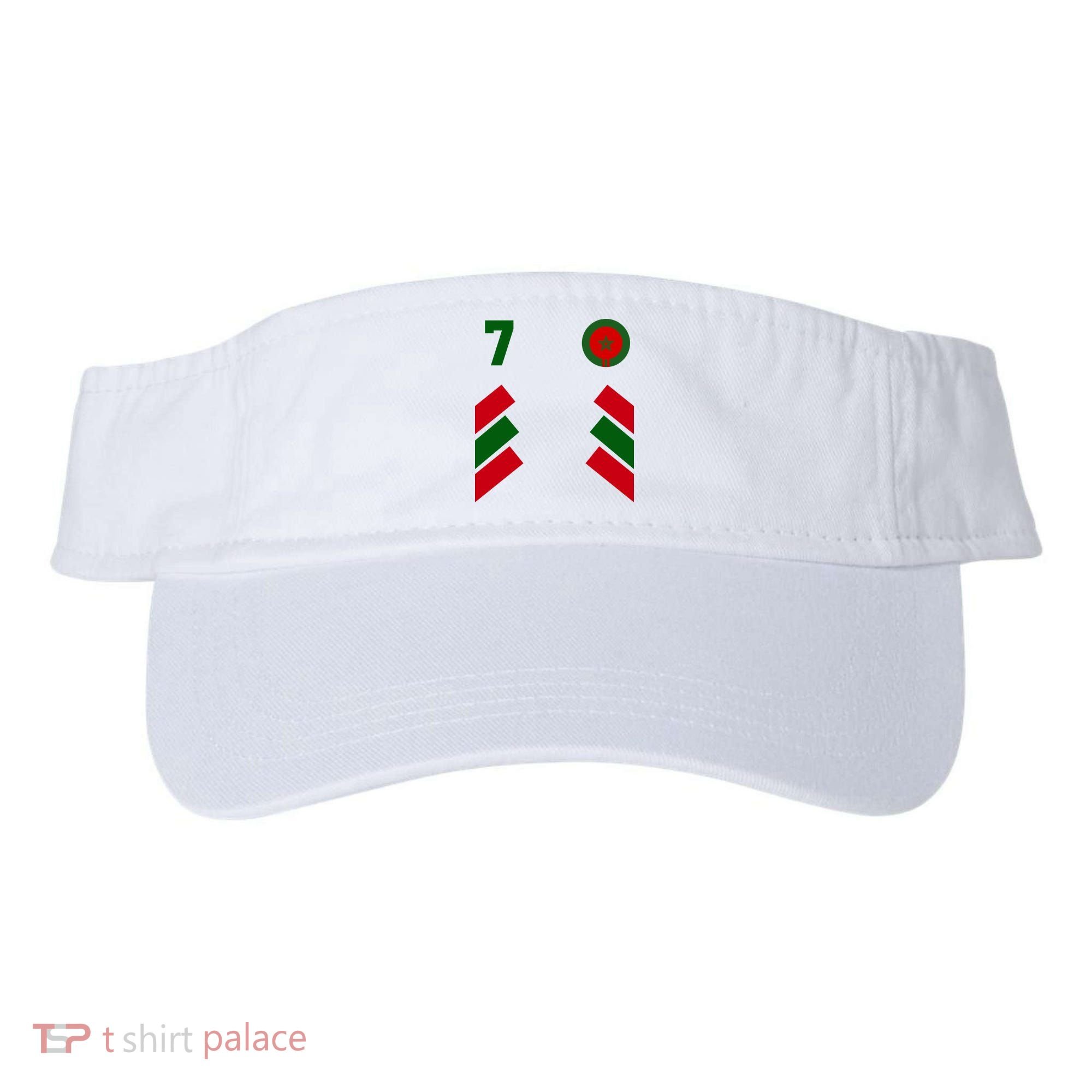 Morocco Team Sport Number 7 Visor