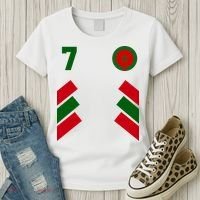 Morocco Team Sport Number 7 Women's T-Shirt thumb 3
