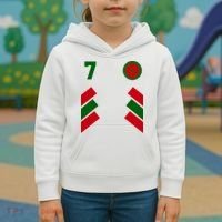 Morocco Team Sport Number 7 Kids Hoodie thumb 3