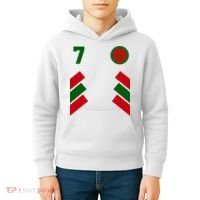 Morocco Team Sport Number 7 Kids Hoodie thumb 4